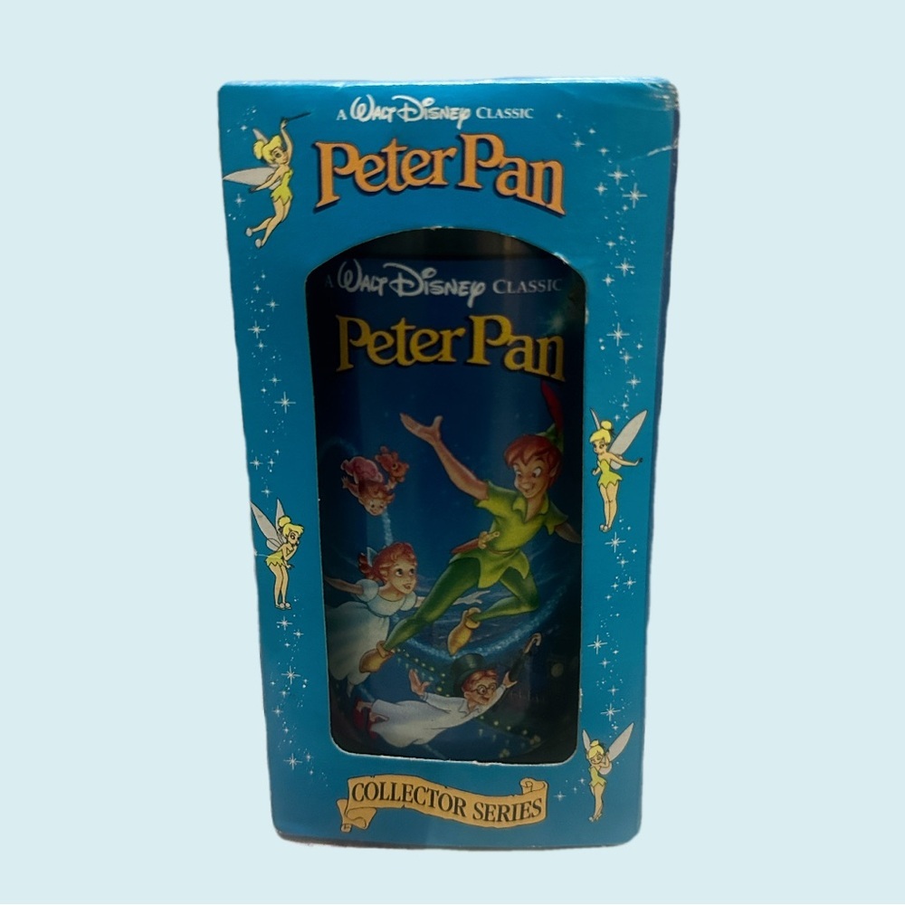 Disney Peter Pan Classic Glass cup vintage 1994